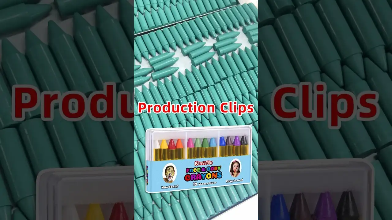 [Video] Face Paint Crayons Production Process